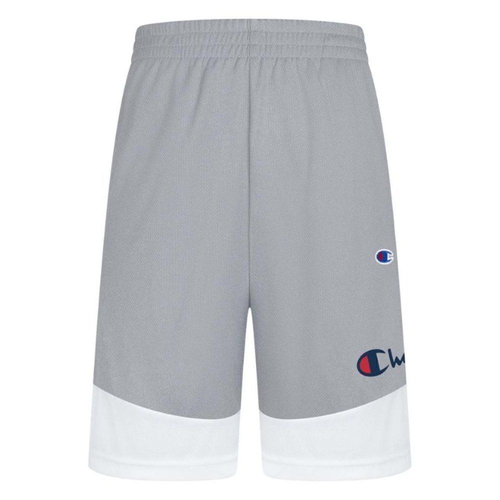 Champion Authentic Athletic Wear Oxford Heather & White Color Block Shorts